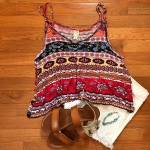 Tribal Print Tank Top
